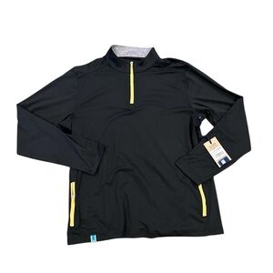 Chubbies Men’s Size Medium Movement Quarterzip in Obsidian‎ NWT